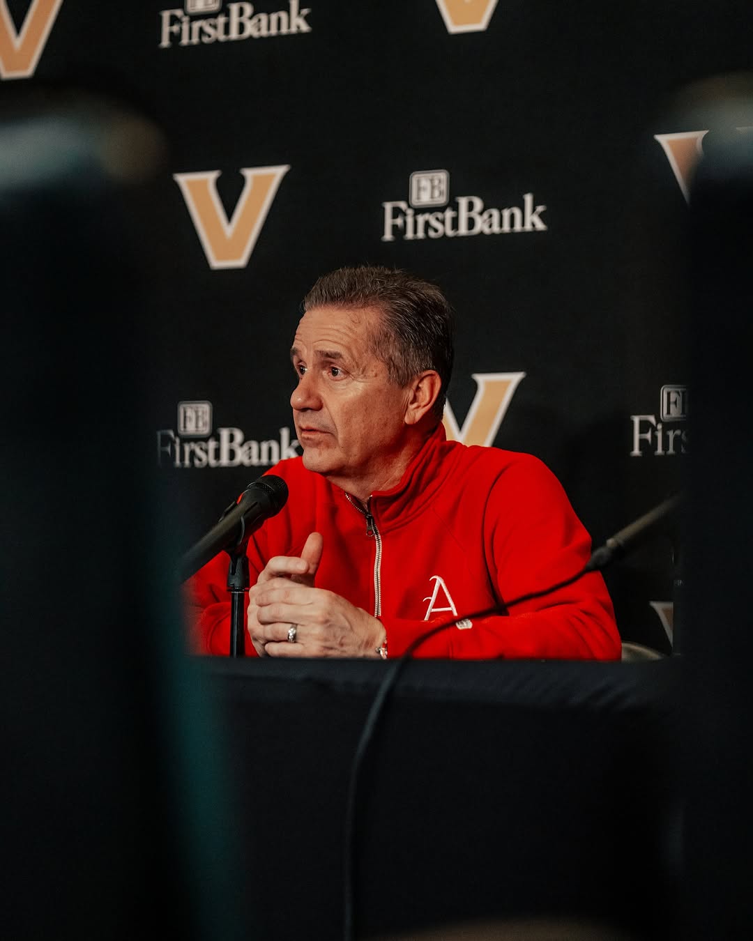 Coach at Vanderbilt press conference
